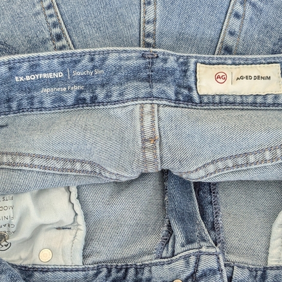 AG Ex Boyfriend Slouchy Slim Jeans Size 29 Adriano Goldschmied - Picture 5 of 7